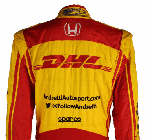 2017 Ryan Hunter Reay Andretti Autosport IndyCar Racing Suit Yellow