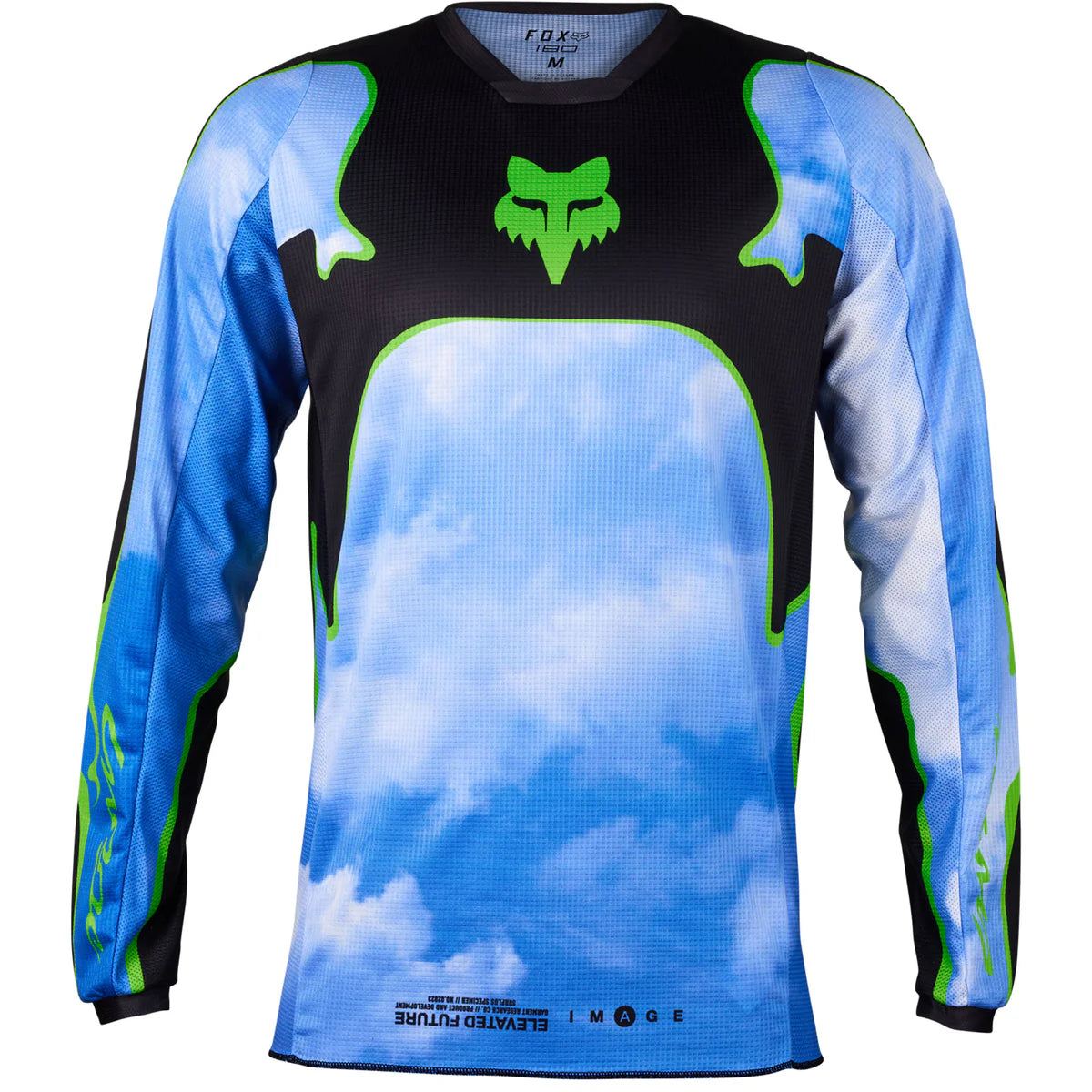 Fox Racing 180 Atlas Offroad Jersey Black/Green Blue