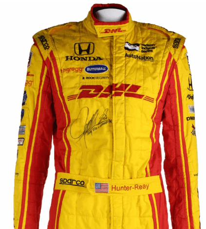 2017 Ryan Hunter Reay Andretti Autosport IndyCar Racing Suit Yellow