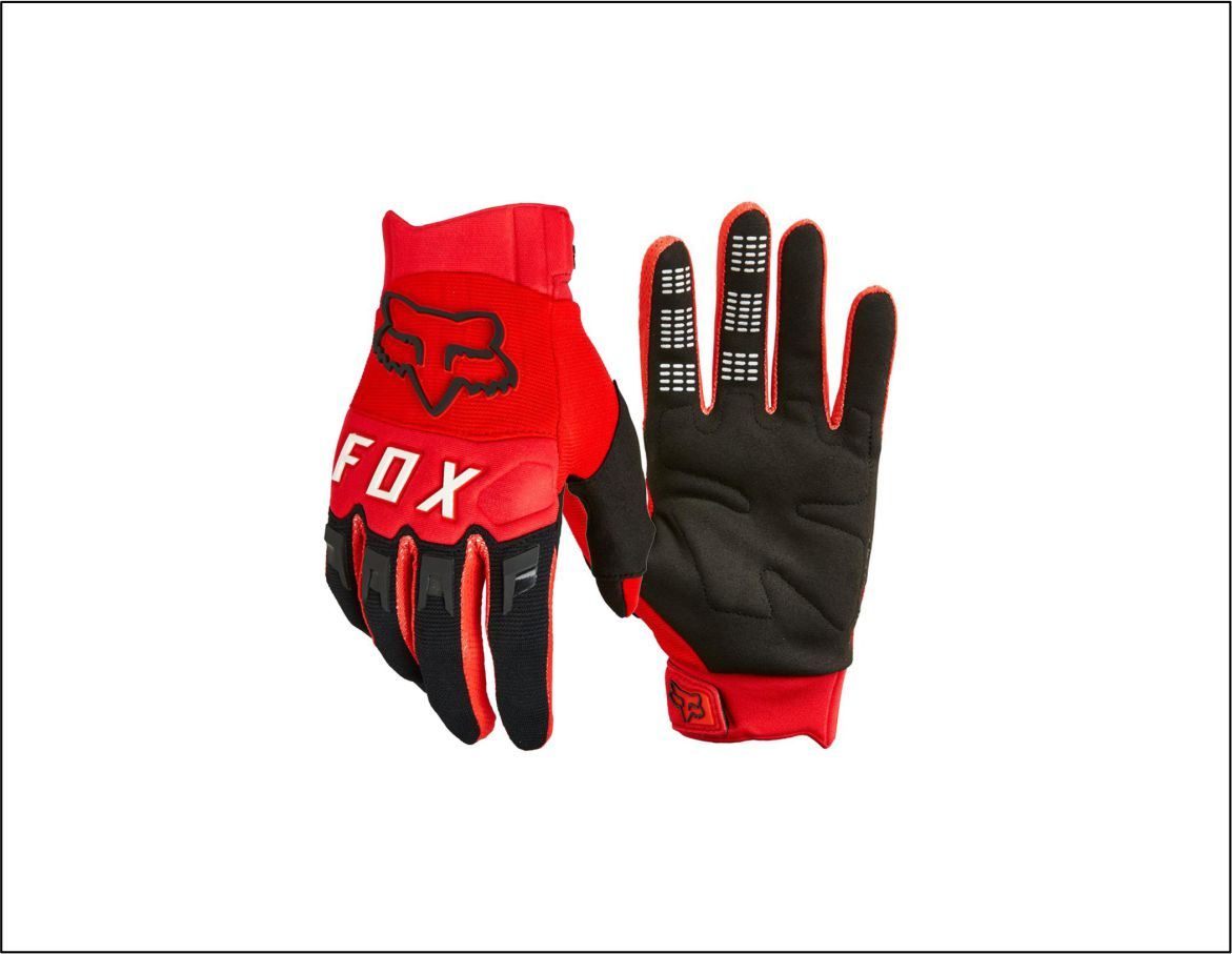 Fox Racing Dirtpaw Gloves (Fluorescent Red