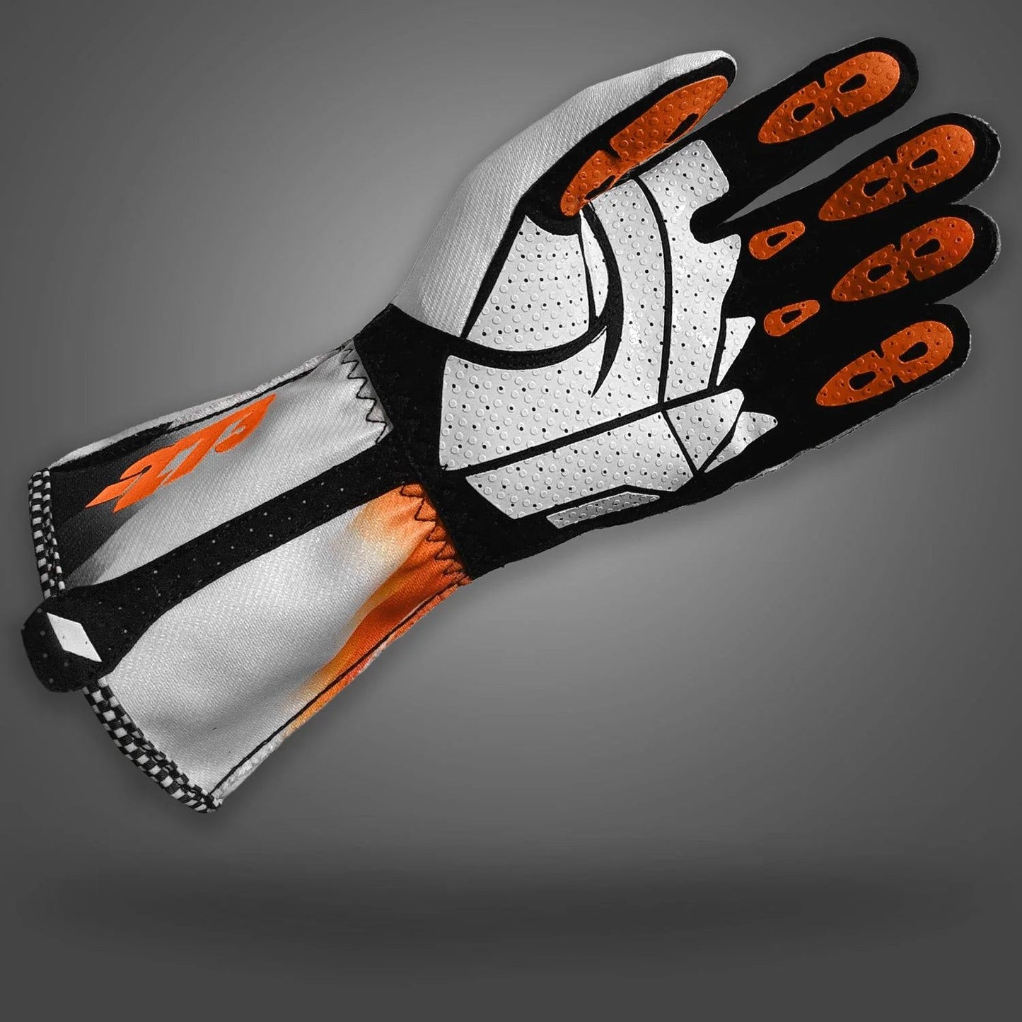 273 SUPERSONIC Fluo Gloves Orange/Black/White