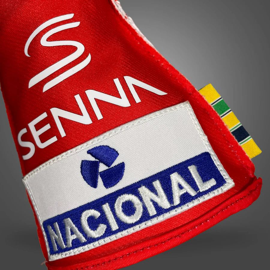 273 x AYRTON SENNA Gloves Red
