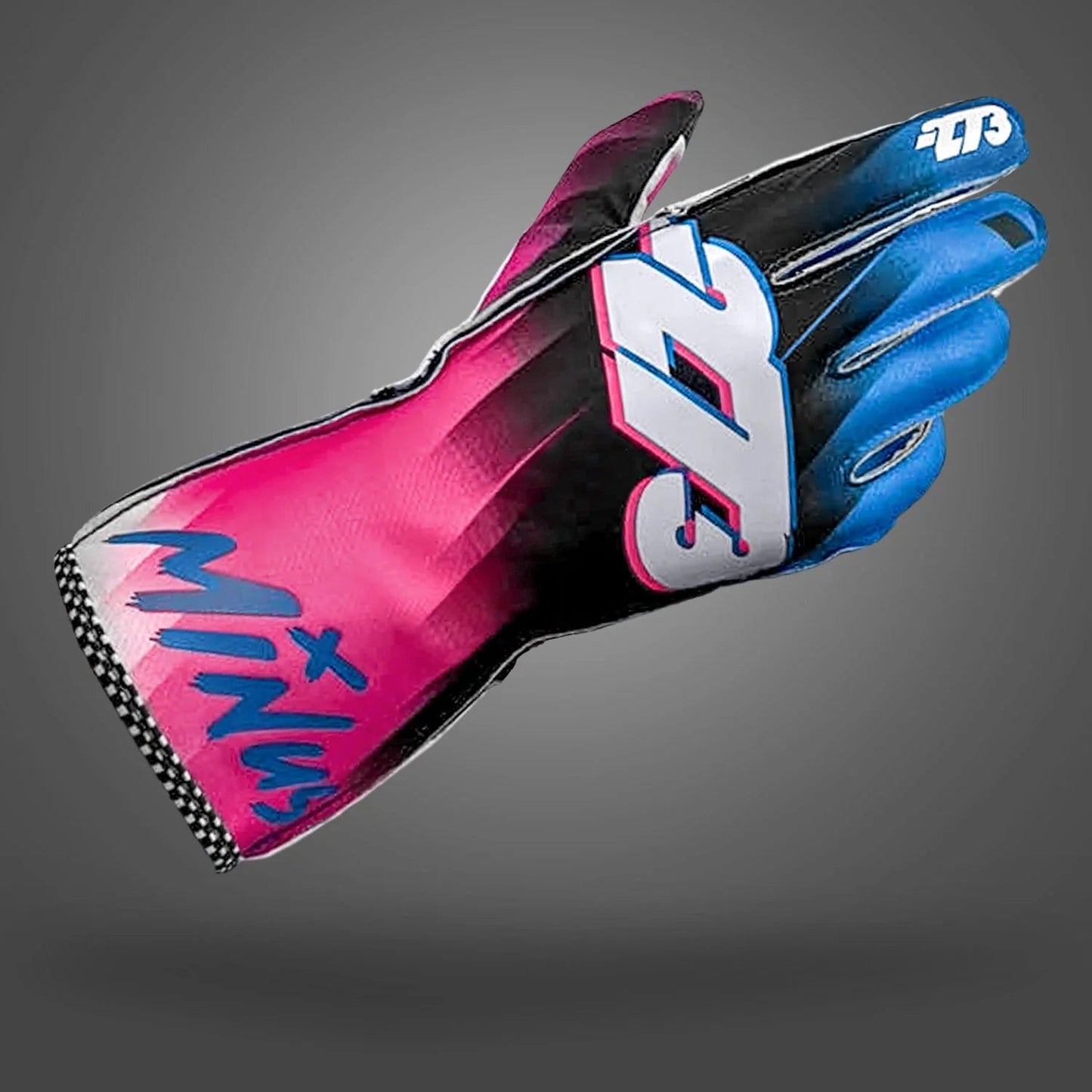 273 SUPERSONIC Gloves Black/Cyan/Hot Pink