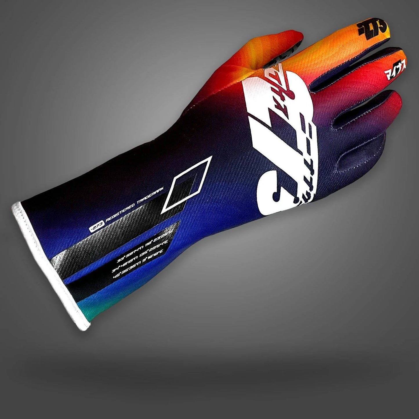 273 OSAKA Gloves Black/Purple/Yellow/Orange
