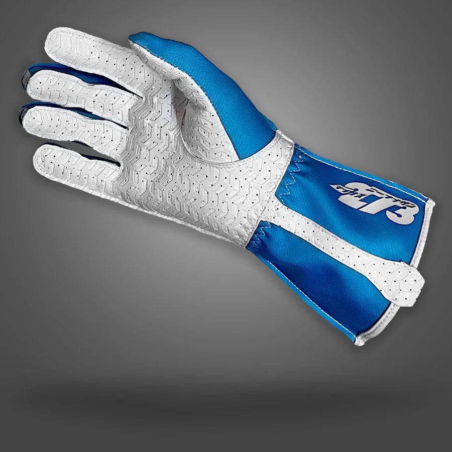 273 OSAKA Cyan Gloves Blue/White