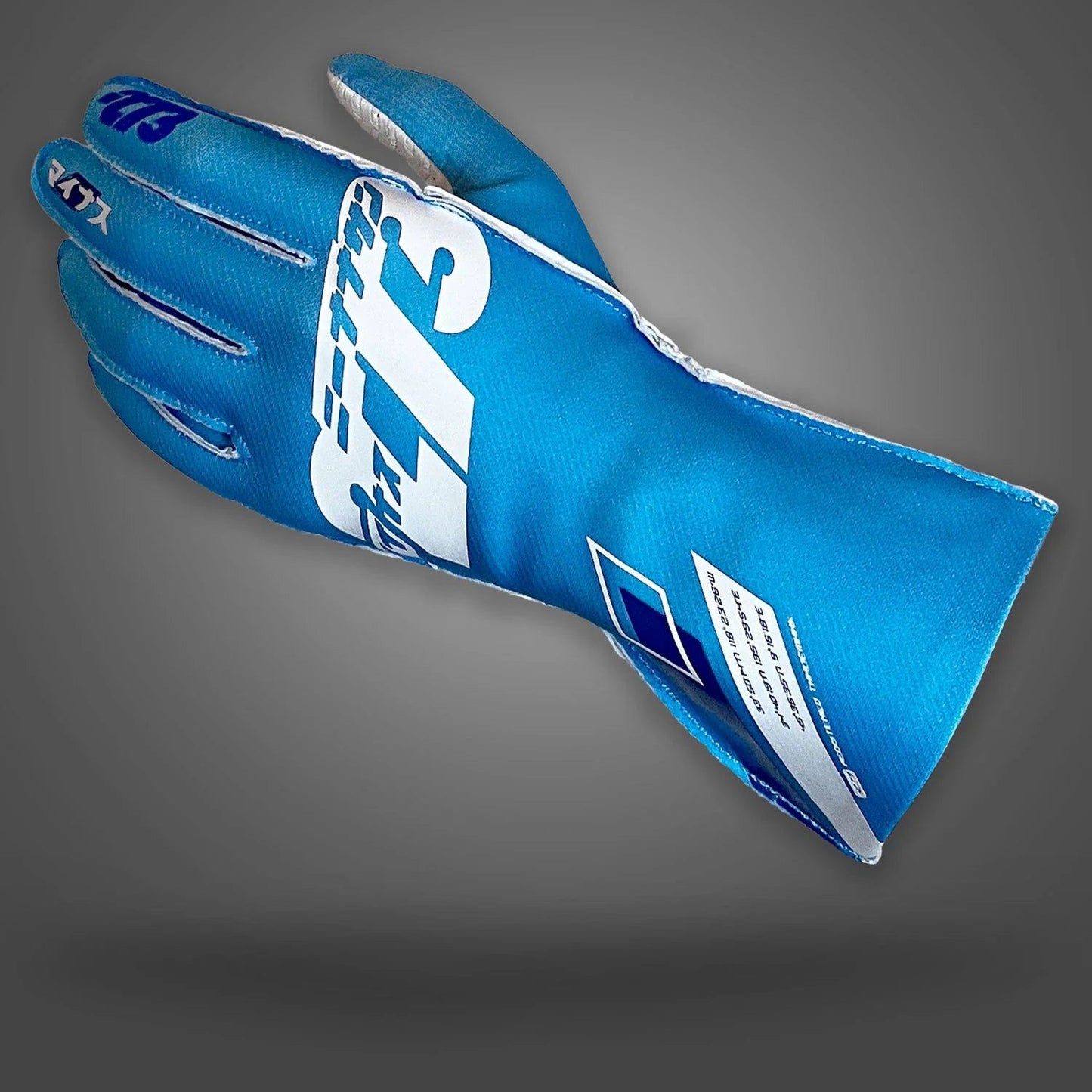 273 OSAKA Cyan Gloves Blue/White