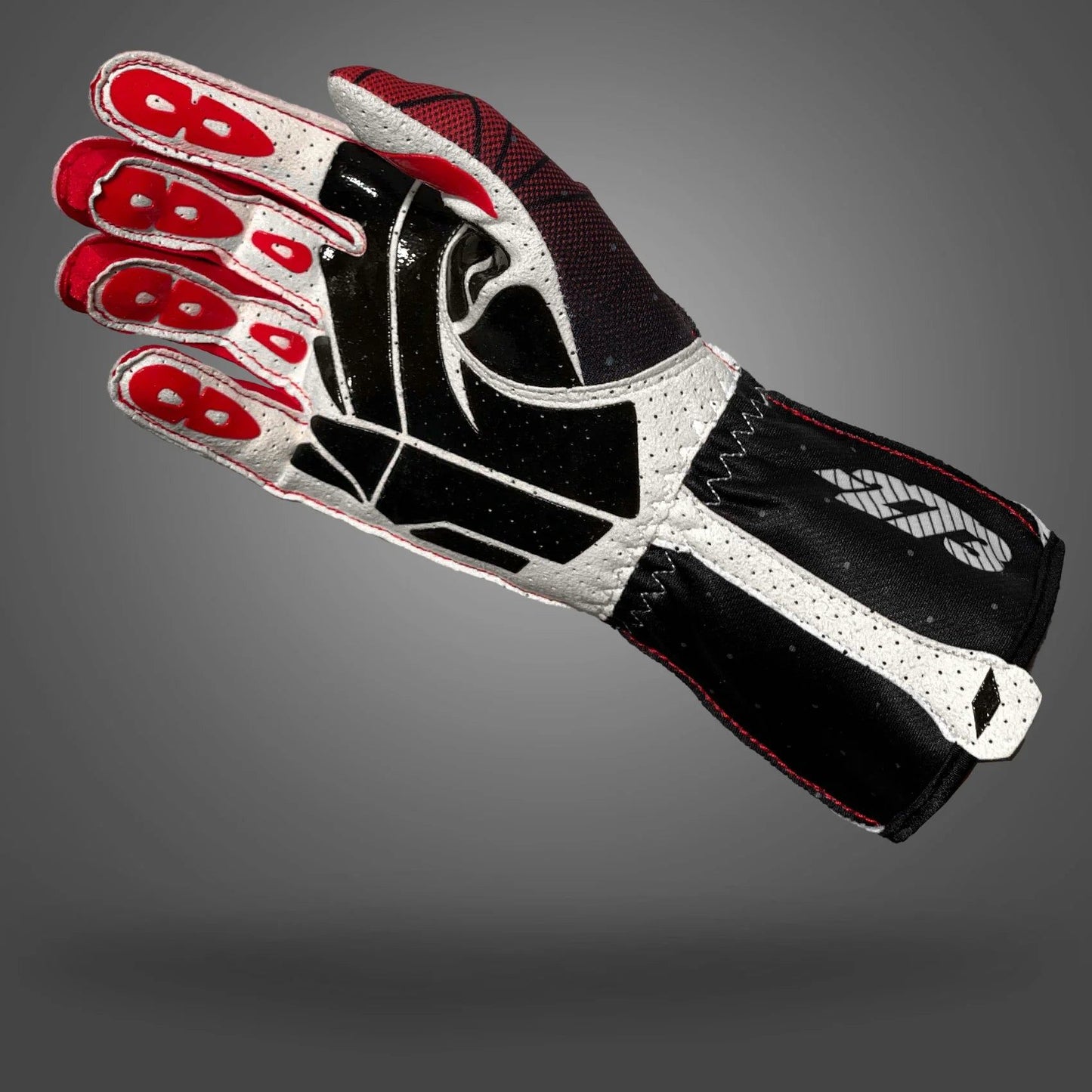 273 POLY 3 Gloves Black/Red/White