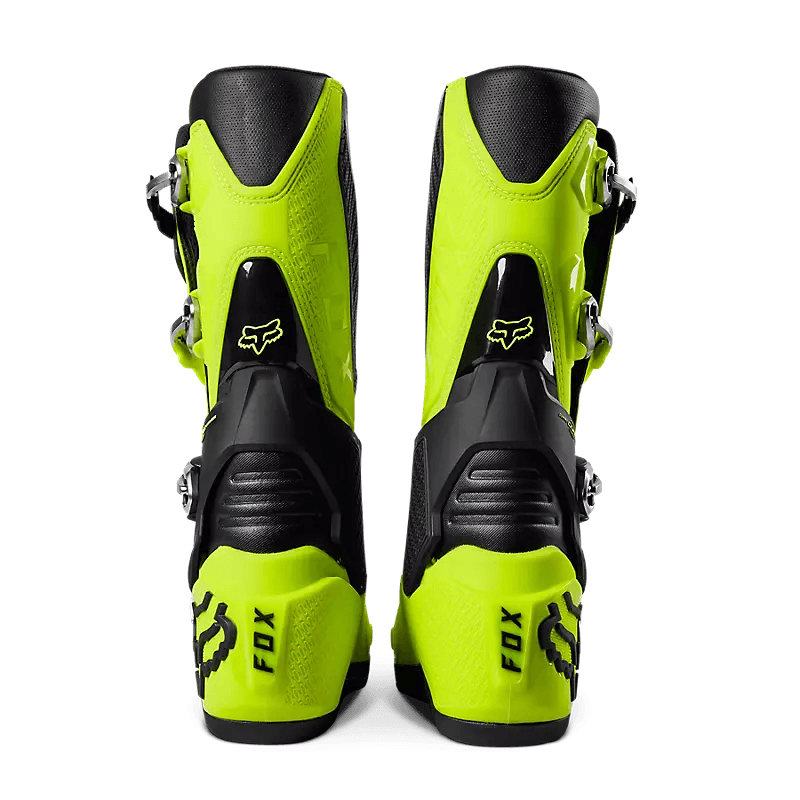 Fox Racing Fluo Yellow Motion Motocross Boots