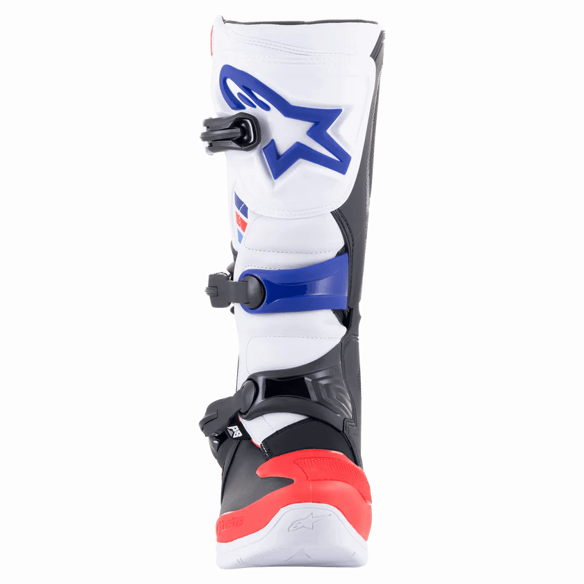Motocross Tech 3 Boots White Red