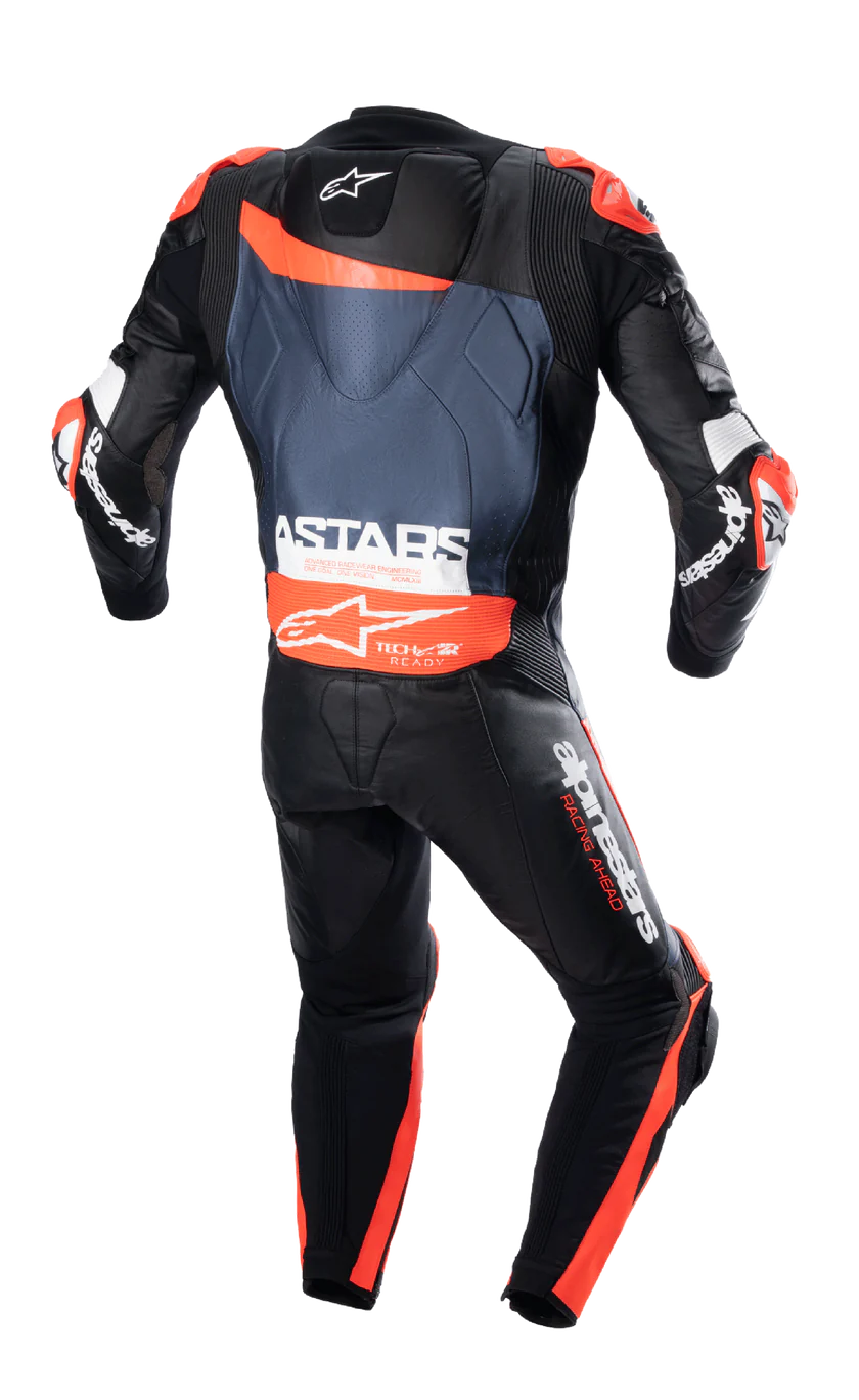 GP Plus V4 Leather Suit - 1PC Gary - Black