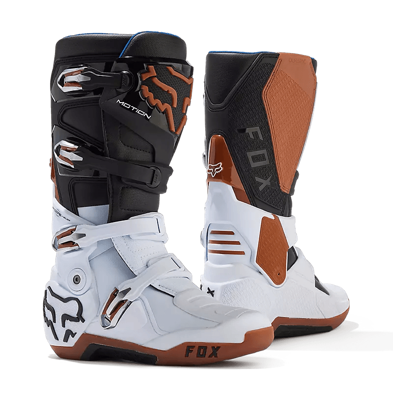Fox Racing Orange Motorcycle Motion Boots