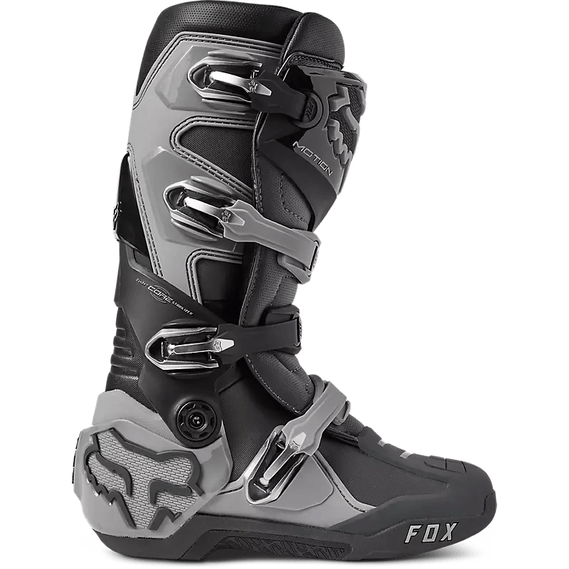 Fox Racing Motion Boots Motocross Boot Gray Black