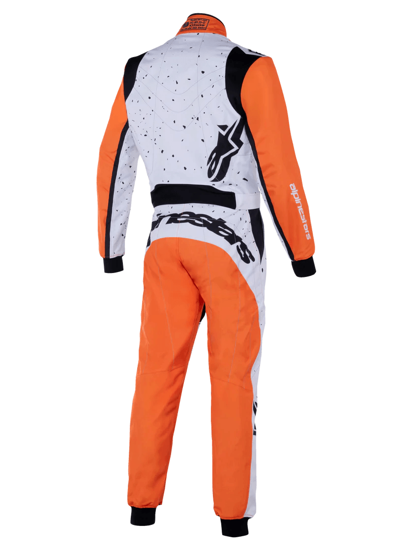 2025 KMX-9 V3 Graphic 6 Suit White Orange