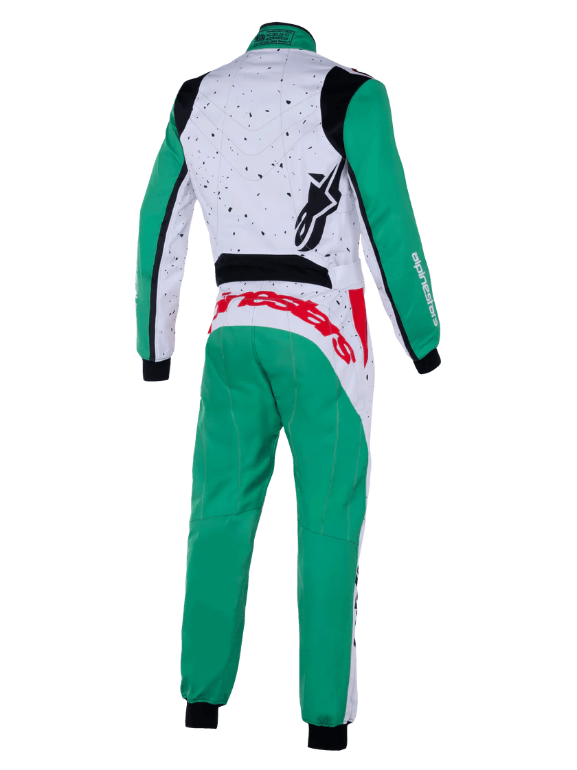 2025 KMX-9 V3 Graphic 6 Suit White Green