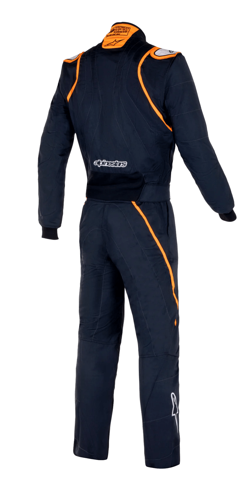 GP Race V2 Bootcut Suit Black White Orange Fluo