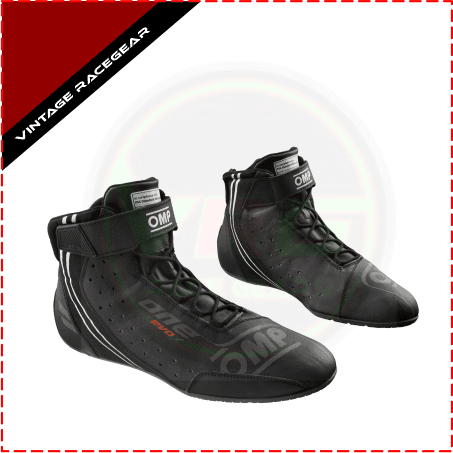 ONE EVO X SHOES my2024 FIA 8856-2018 - Black - Vintage Racegears