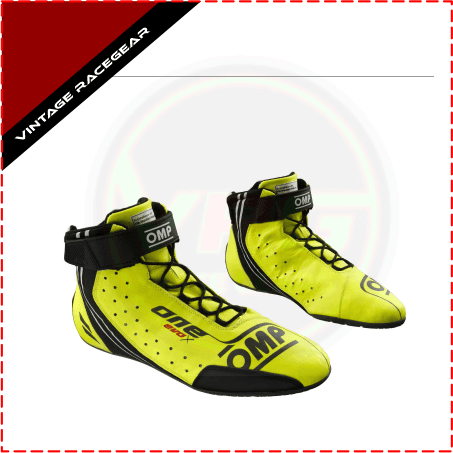 ONE EVO X SHOES my2024 FIA 8856-2018 - Yellow - Vintage Racegears