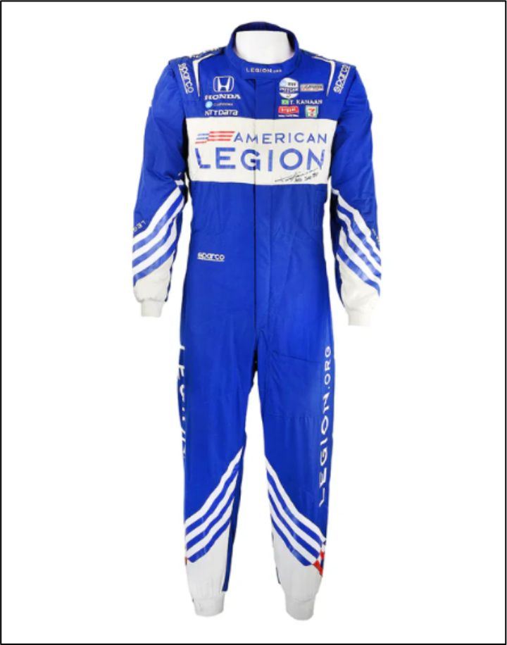 2022 Tony Kanaan Indy 500 IndyCar Racing Suit Blue