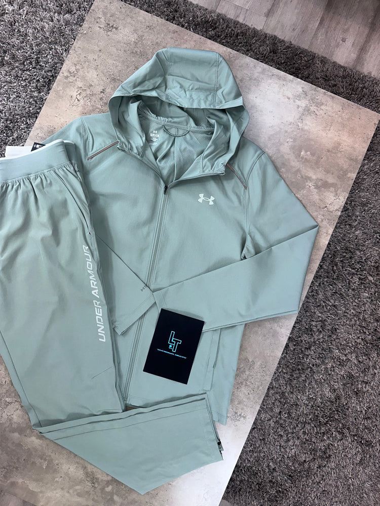 UNDER ARMOUR LAUNCH TRACKSUIT - LIGHT MINT