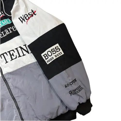 Vintage Mercedes Benz F1 Jacket Black/Grey