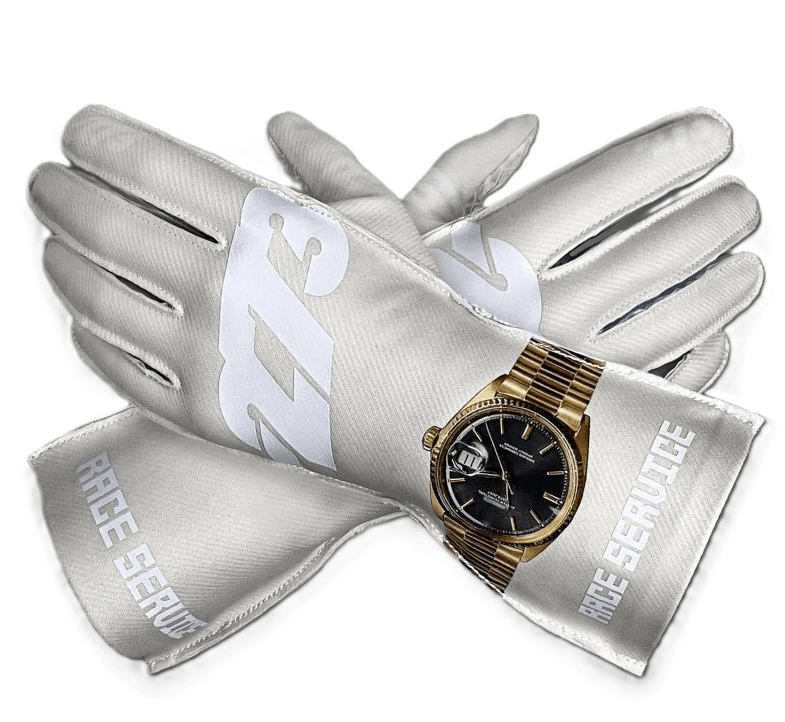 273 Gloves Kart Watch Gloves White