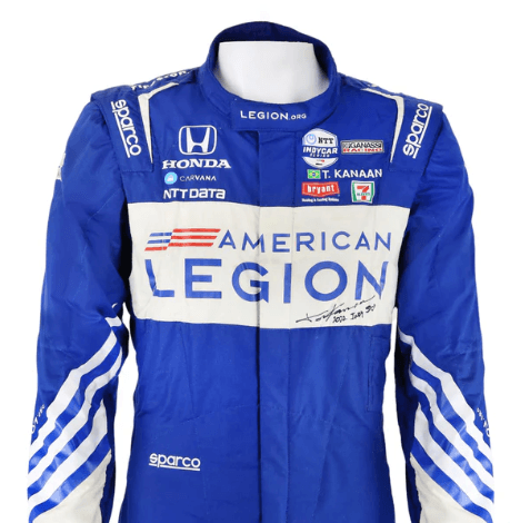 2022 Tony Kanaan Indy 500 IndyCar Racing Suit Blue