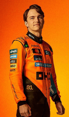 New 2025 Oscar Piastri McLaren F1 Race Suit