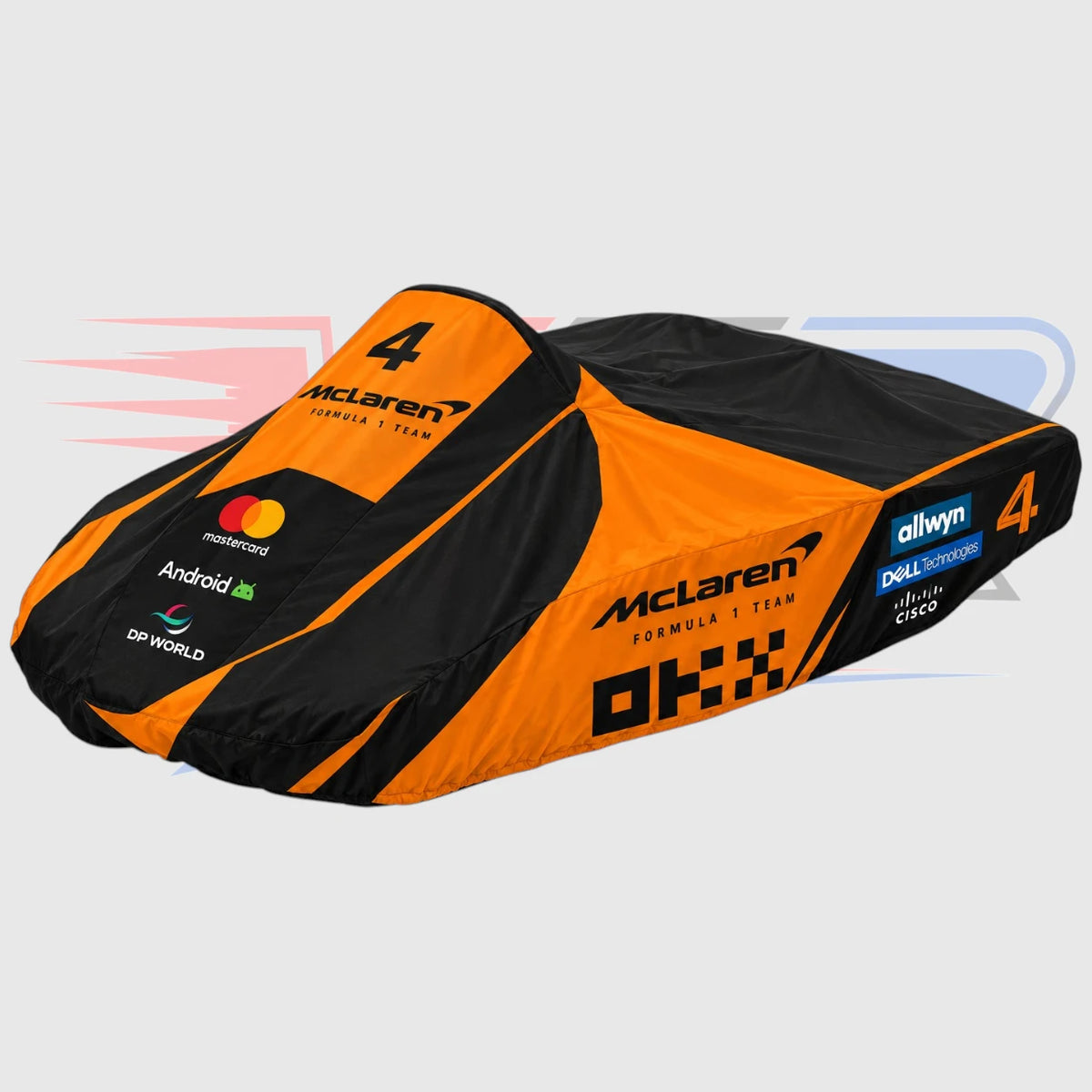 F1 Racing Team McLaren Kart Cover Black & Orange