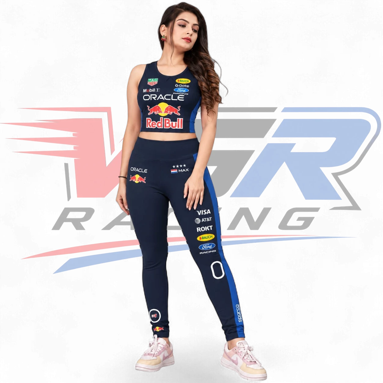 2026 F1 Team Red Bull Women's Yoga Set Navy Blue