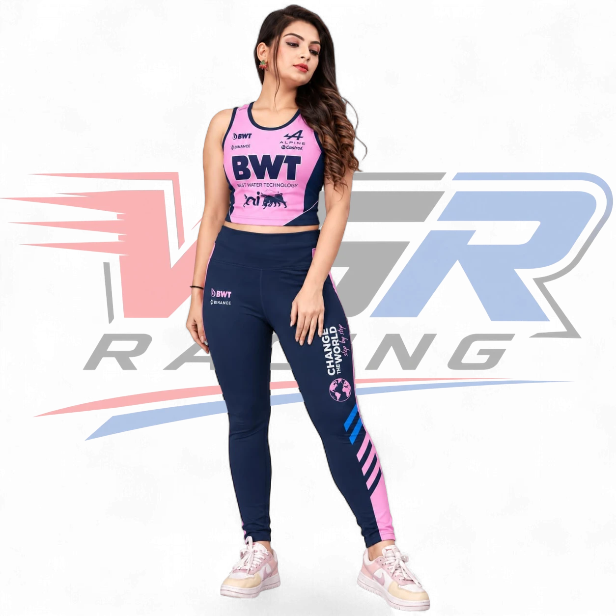 2026 F1 Team Alpine BWT Women's Yoga Set Pink