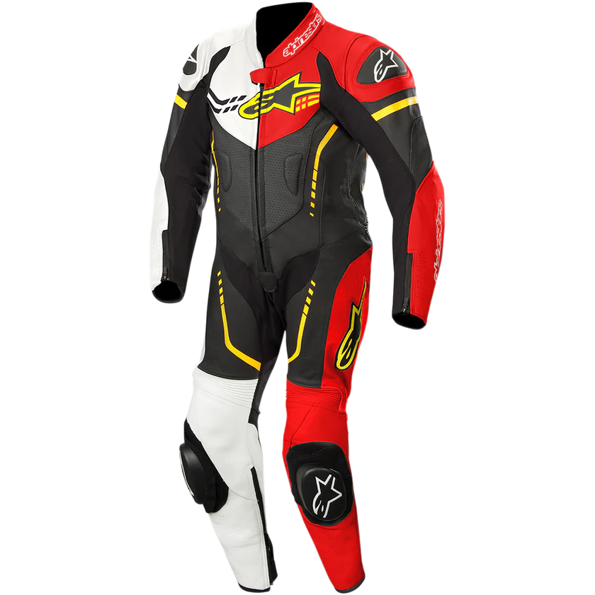 Youth GP Plus 1-Piece Leather Suit Black