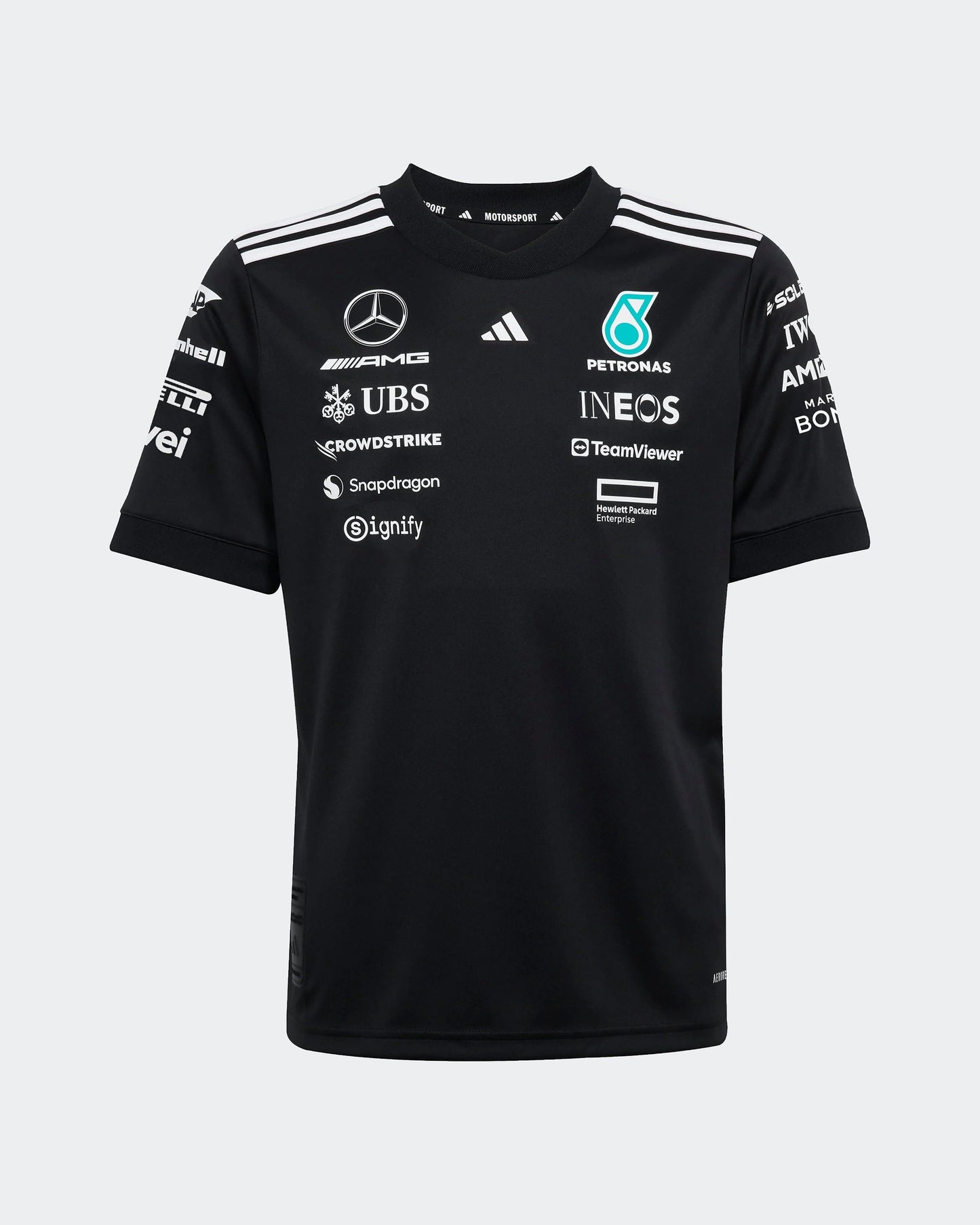 2025 Mercedes AMG Petronas f1 team t shirt black