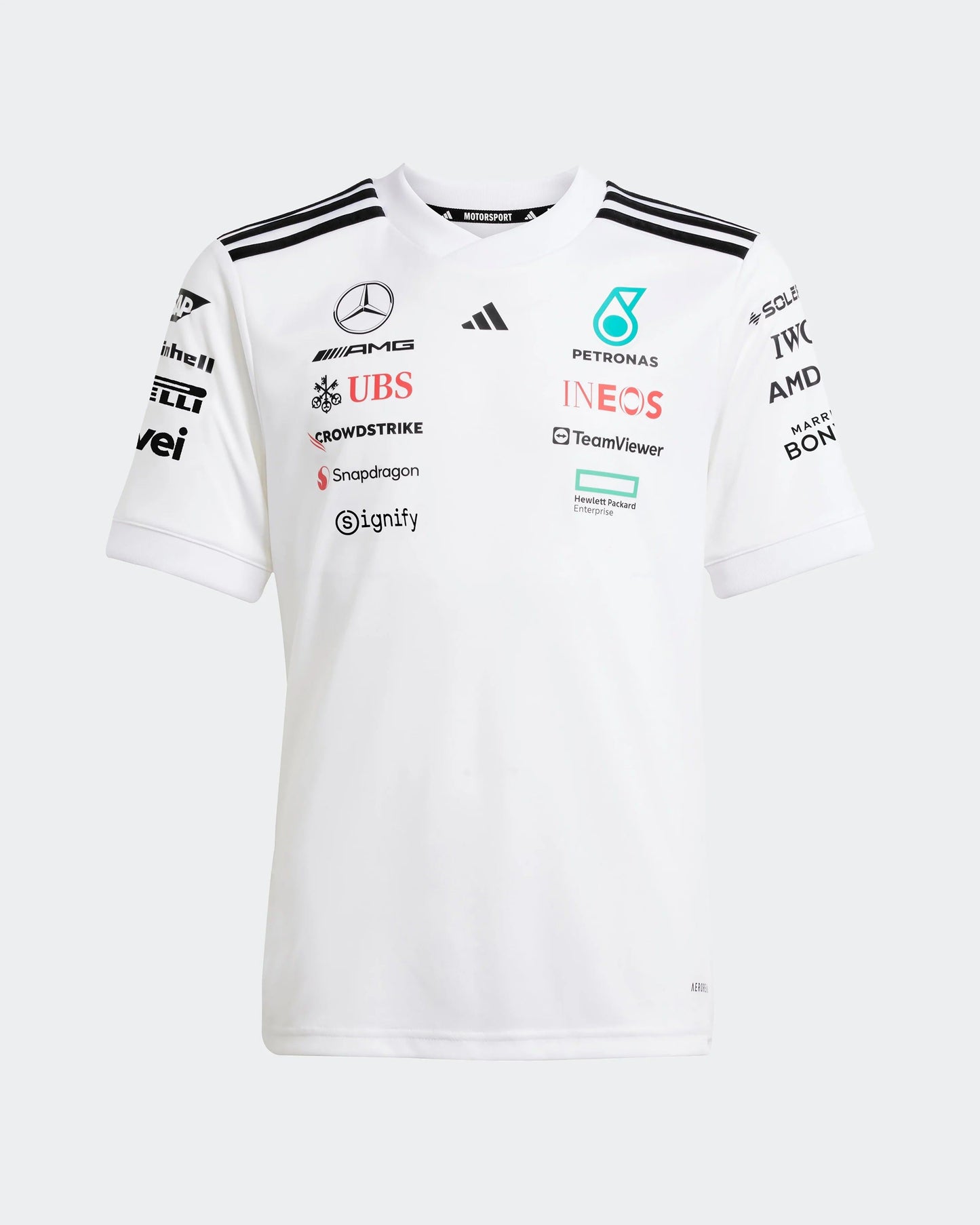 2025 Mercedes AMG Petronas f1 team t shirt White