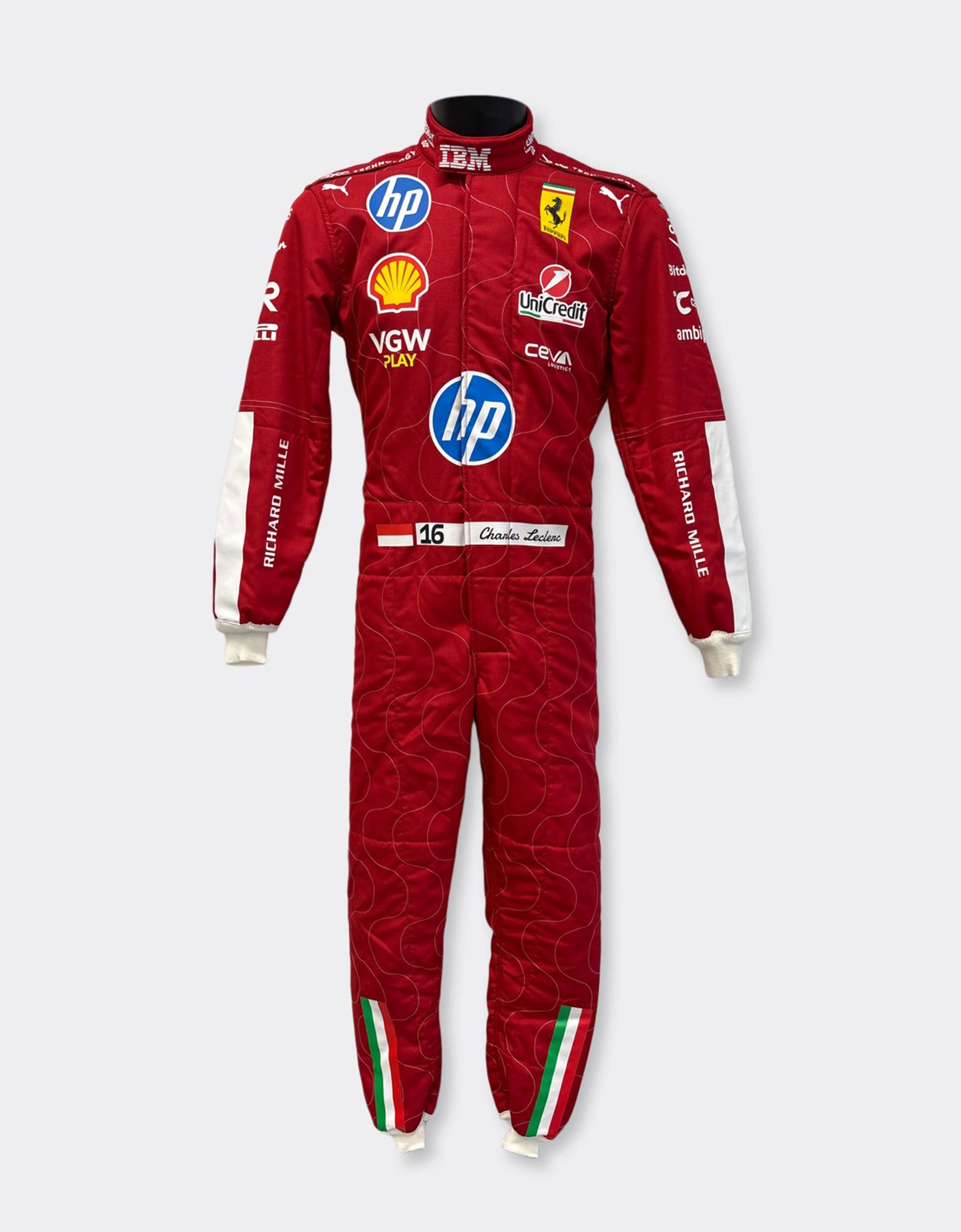 Puma for Scuderia Ferrari HP Charles Leclerc Monza 2025 racing suit