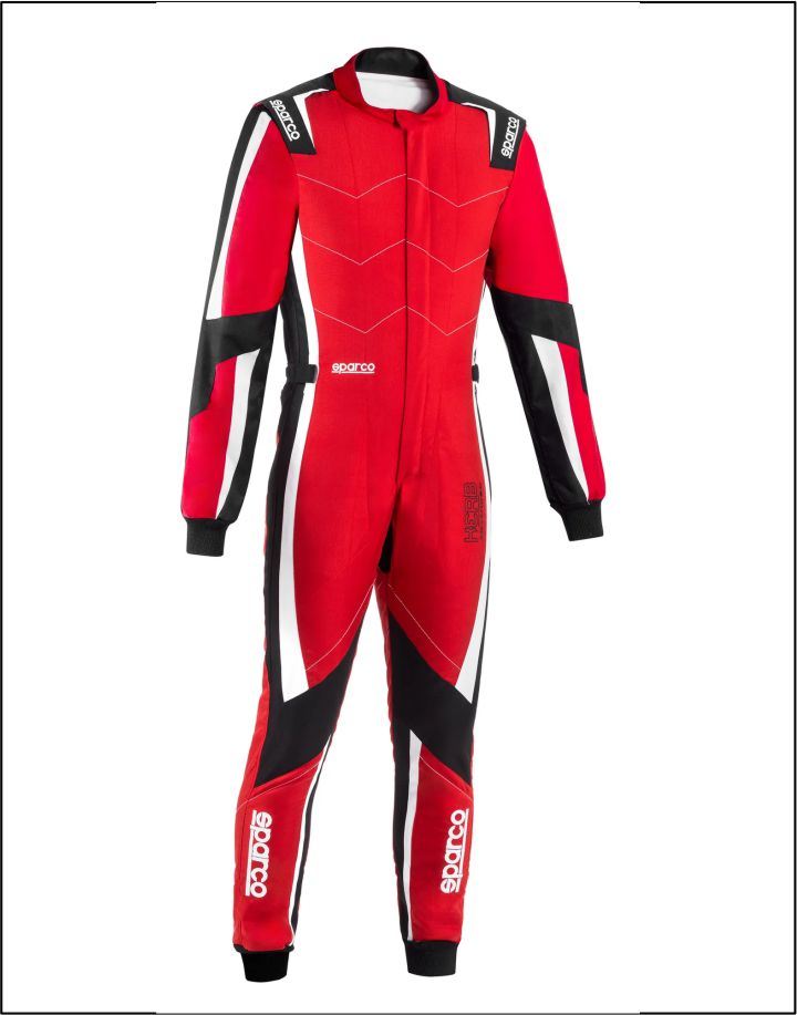 2025 Sparco Kerb Advanced Kart Suit Red