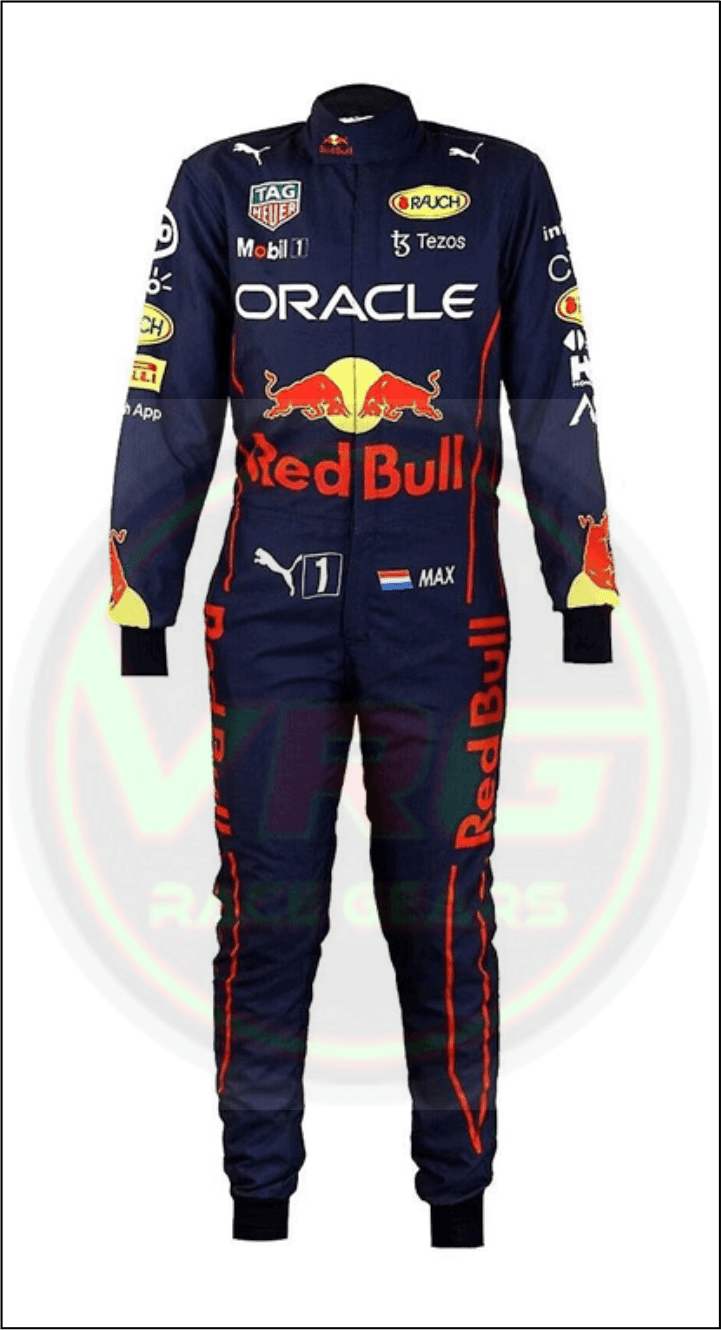 2022 Max Verstappen RedBull F1 Race Suit - Vintage Racegears