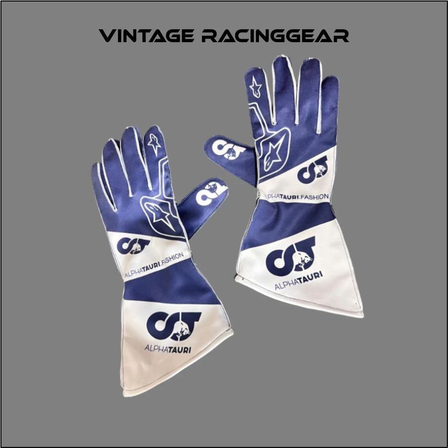 Alphatauri F1 Racing Gloves 2024 White