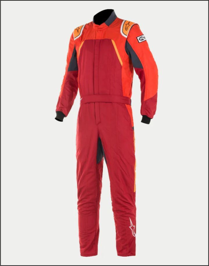 GP Pro Comp Bootcut Suit Red Orange