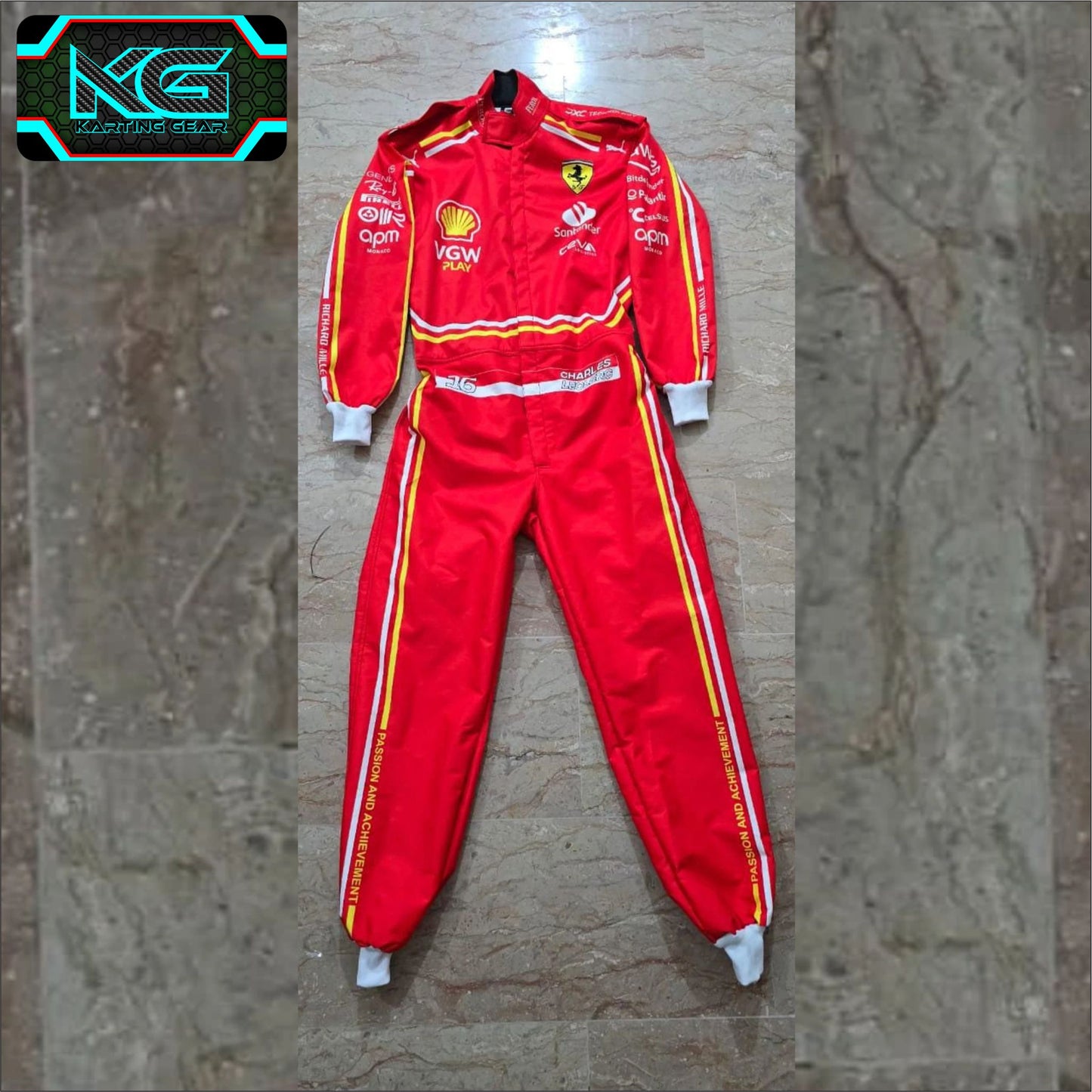 2024 Charles Leclerc F1 Ferrari Race Suit