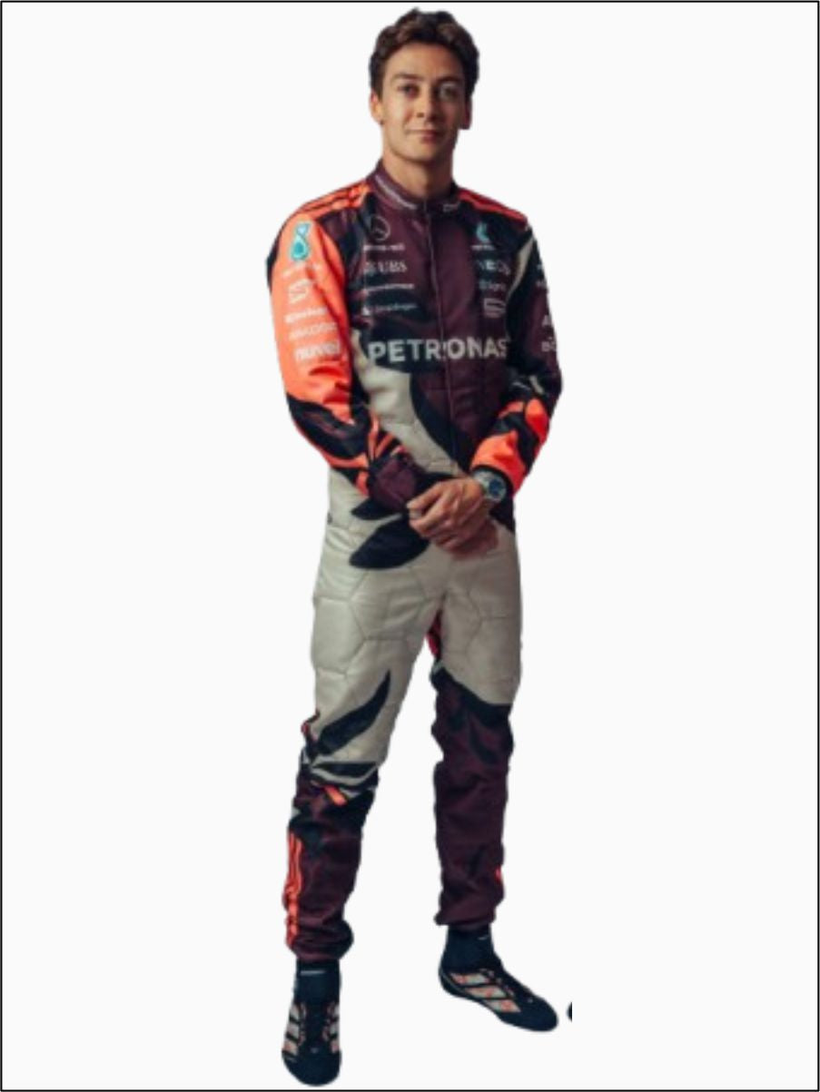 2025 George Russell Miami Mercedes F1 Race Suit