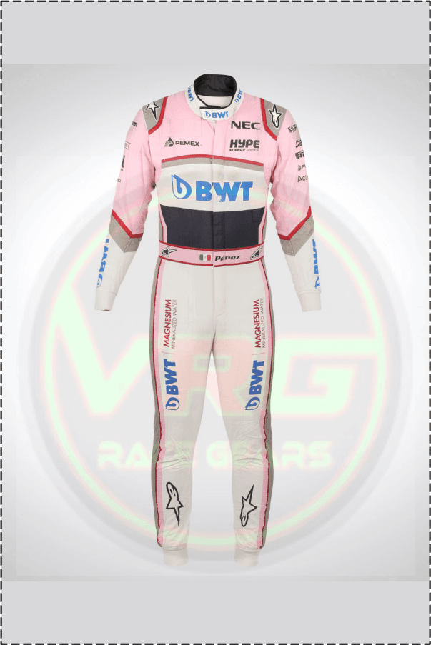 2018 Sergio Perez F1 BWT Race Suit - Vintage Racegears
