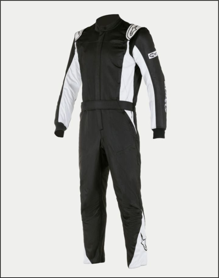 Atom SFI Bootcut Suit Black White