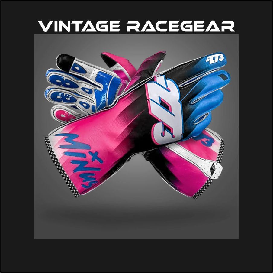 273 SUPERSONIC Gloves Black/Cyan/Hot Pink