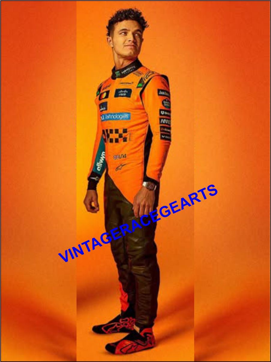 New 2025 Lando Norris Mclaren F1 Race Suit