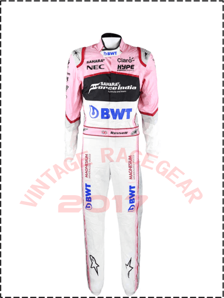 2017 George Russell BWT F1 Race Suit - Vintage Racegears