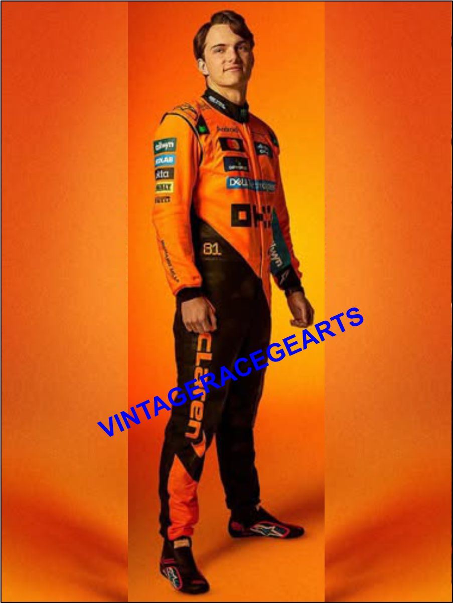 New 2025 Oscar Piastri McLaren F1 Race Suit