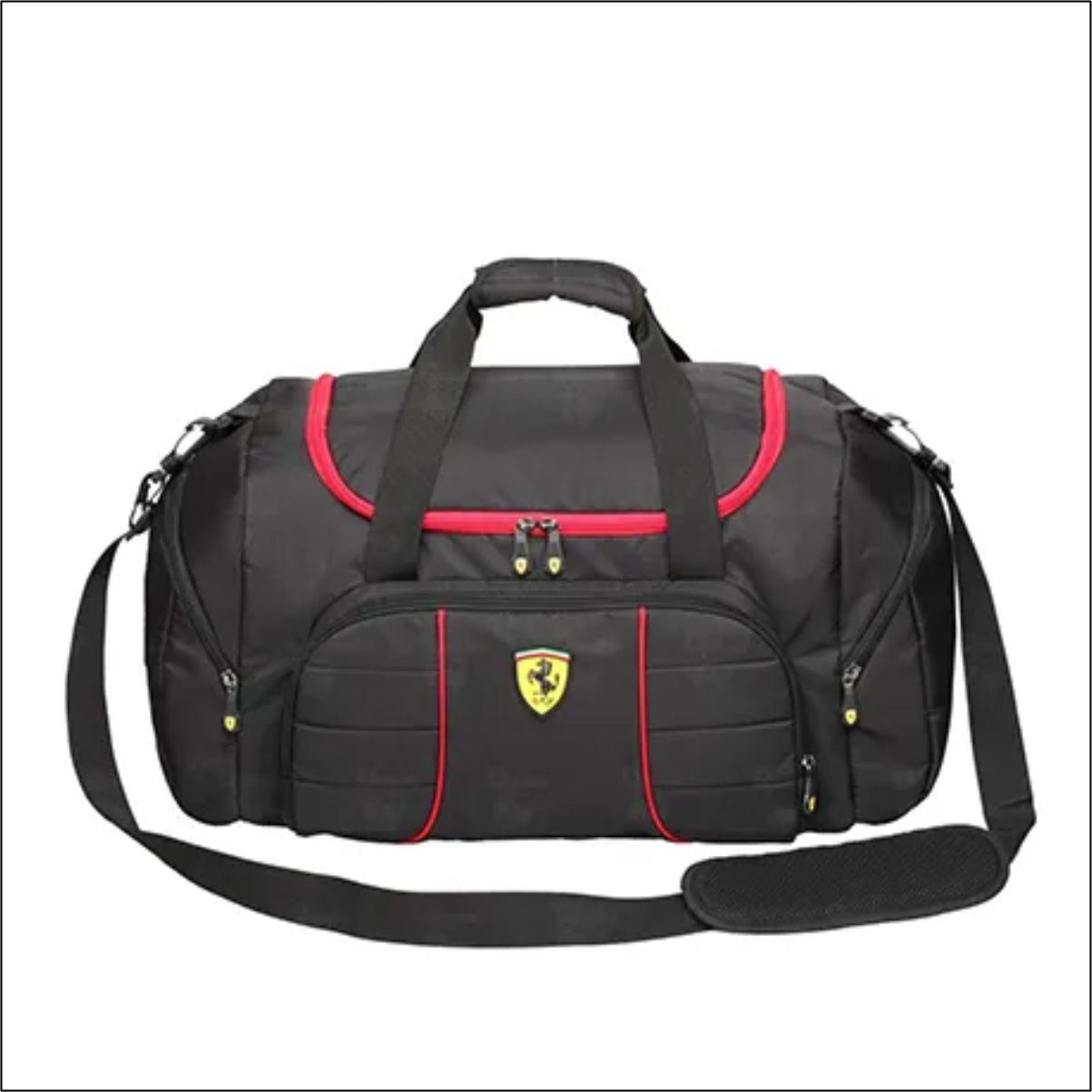 Ferrari Duffle Bag in Black