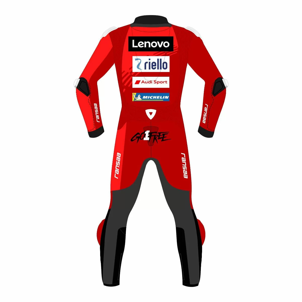 Francesco Bagnaia Ducati MotoGP Leather Racing Suit 2025