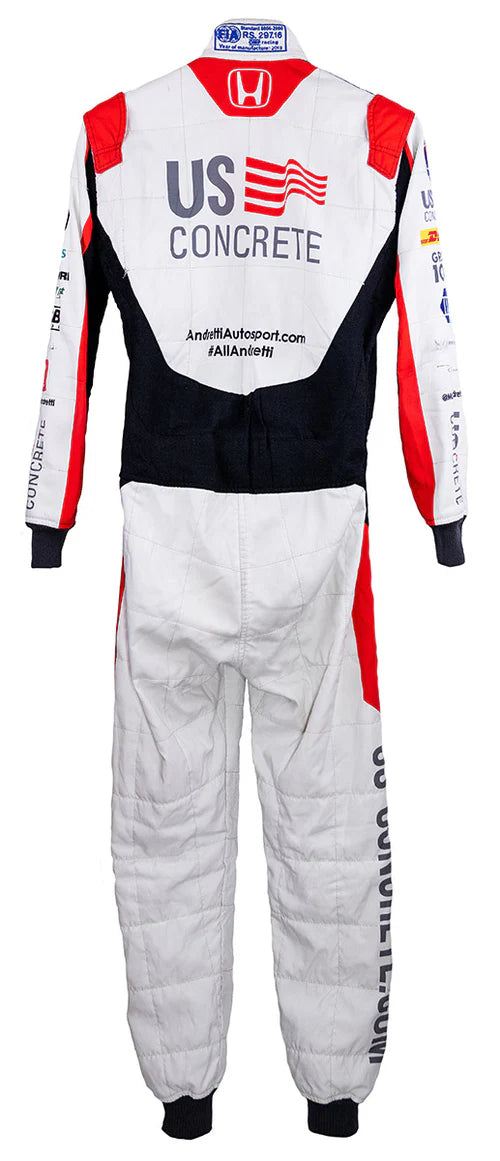 2019 Marco Andretti Indianapolis 500 Racing suit White