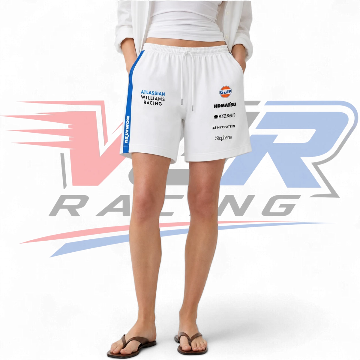 2026 F1 Team Williams Men’s & Women’s Shorts – White